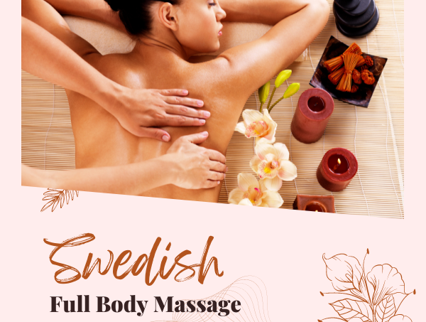 Swedish relaxation massage with essential oils
